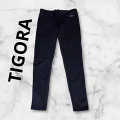 TIGORA ストレッチパンツ Lサイズ 黒　フィットネス、ランニングパンツ