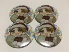 そらまふうらさか新年会 うらたぬき 缶バッジ サンタ