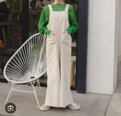 Kastane カスタネ サロペット オーバーオール size0/アイボリー