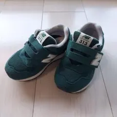 New Balance 14.5㎝ キッズ スニーカー 313 ダークグリーン