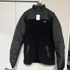 BILLABONG ダウンジャケット ブラック フリースジャケット ジップアップ