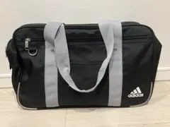 美品　adidas アディダス　黒　スクバ　スクールバッグ