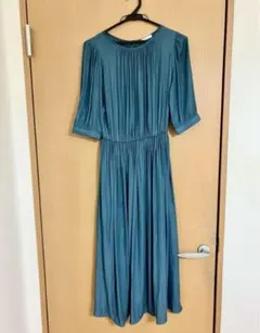 値下げ　美品　レディースワンピース　七分袖