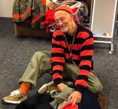 MULTI STRIPE COTTON KNIT CREW ナイジェルケーボン