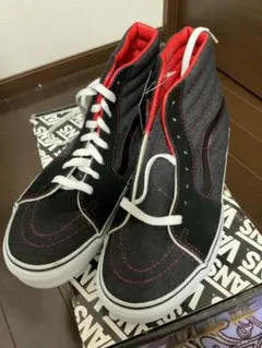 VANS sk8hi denime ブラックデニム　インディゴデニム