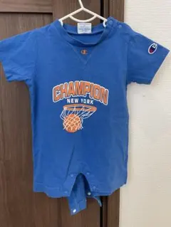 Champion ベビー ロンパース 半袖 バスケプリント 3〜6ヶ月