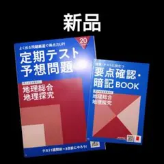 新品 進研ゼミ 定期テスト 予想問題 要点確認 暗記BOOK 地理総合 地理探究