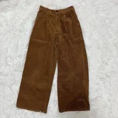 【BROWNY STANDARD】ブラウン　コーデュロイ　パンツ　カジュアル　F