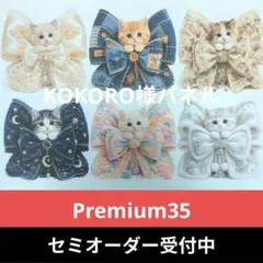♡セミオーダー受付中♡　リボンにゃんこ　猫　972　Premium35