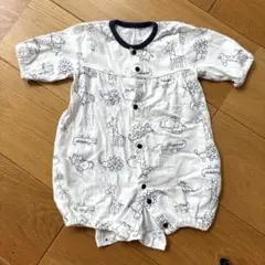 動物柄ツーウェイ・ドレスオール 50-60cm