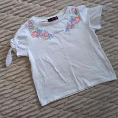 ラブトキシックLovetoxic 花柄刺繍 Tシャツ S女の子キッズこども140