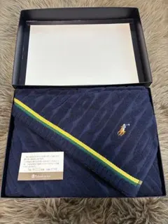 【新品未使用】ラルフ・ローレン バスタオル ネイビーのサムネイル