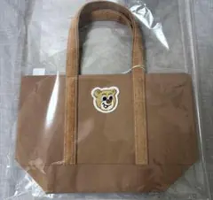 オールドテディ　ワッペントートバッグ　ベージュ　L