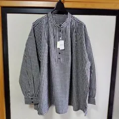 [タグ付き未使用品]　綿100%　ギンガムチェックシャツ　フリーサイズ