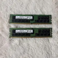 Samsung DDR4 32GB メモリ 2枚セット