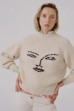 paloma-wool ニット　セーター　エクリュ　オフホワイトのサムネイル