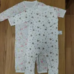 〈サイズ80〉ユニクロ_コットンカバーオール2点セット