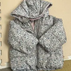 80cm H&M 中綿ジャケット 花柄 中綿コート 9-12M