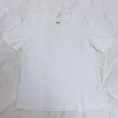 ユニクロ 白Tシャツ レディース Mサイズ