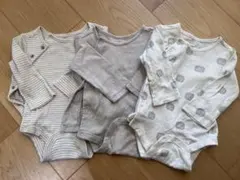 Baby GAP 長袖ロンパース3着セット 60㎝