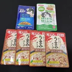 猫、ウェットフード、スープ、ゼリー仕立て、おまとめのサムネイル