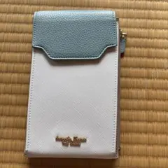 Samantha Thavasa スマホショルダーバッグ ホワイト/ブルー