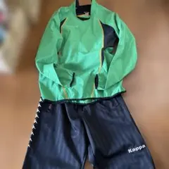 カッパ　緑色 Vネック