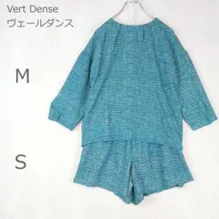【ヴェールダンス】セットアップ 異素材切替 カットソー M /ショートパンツ S