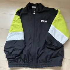 FILA ジャケット 120 黒/黄/白