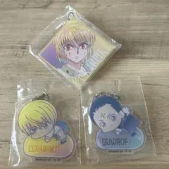 HUNTER×HUNTER クリスタルシート　クラピカ　クロロ　3枚セット HUNTER×HUNTER クリスタルシート クラピカ クロロ 3枚セット