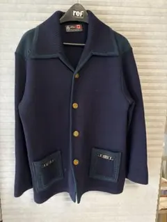 ヴィンテージ　ニットジャケット　金装飾付　90s