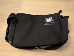 猫イラスト付きショルダーバッグ