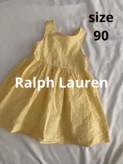 ラルフローレン　18M ギンガムチェック　ワンピース