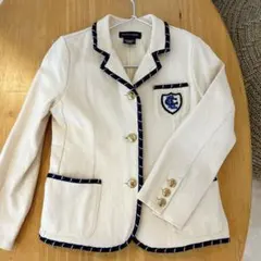 美品【Ralph Lauren 】ラルフローレン　金ボタン白ジャケット120cm