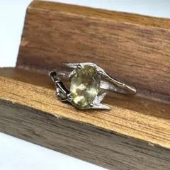 高品質❗️シトリン　金運　透明度高い　パワーストーン　天然石リング