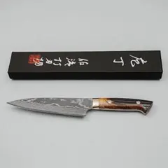 佐治武士　ニッケルダマスカス　vg10 ペティナイフ150 佐治武士 ニッケルダマスカス vg10 ペティナイフ150 - メルカリ