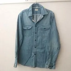 メンズ デニム シャツ BACK NUMBER