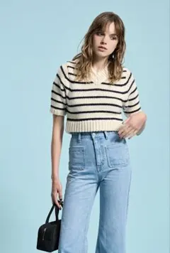 THE TOÉ Baklava Crop Knit