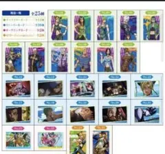 ジョジョの奇妙な冒険 6部　ストーンオーシャン　カード　フルコンプ