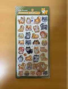 【最安値】正規品　ボンボンドロップシール　和柄　柴犬