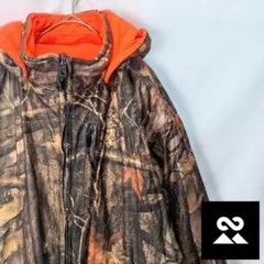 GO HUNT　リバーシブルジャンパー　中綿　リアルツリー　迷彩　カモフラ