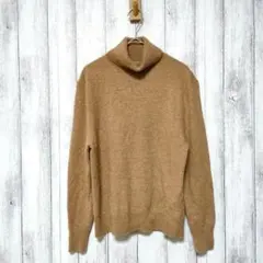 UNIQLO ユニクロ (M)　カシミヤ タートルネックセーター