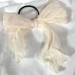 ヘアゴム　ヘアポニー　ヘアアクセサリー　ヘアアレンジ　新品　リボン