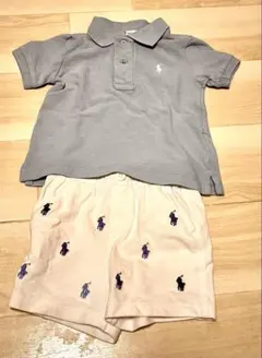ラルフローレン　ポロシャツ　ハーフパンツ