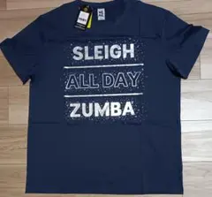 ZUMBA ロゴTシャツ Lサイズ ネイビー