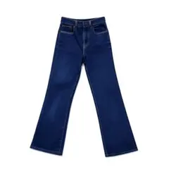 UNIQLO ダークブルー フレアデニム 23