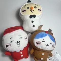 ちいかわ メリクリぬいぐるみ 3点 ちいかわ ハチワレ うさぎ