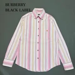 BURBERRY BLACK LABEL ストライプシャツ 39 - メルカリ