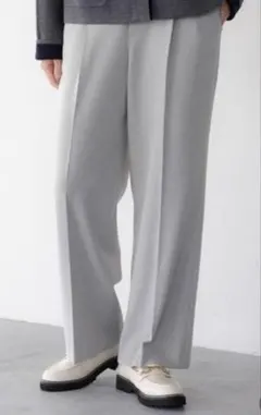エルーラ　スリムウォームセミフレアパンツ　コトナシリーズ
