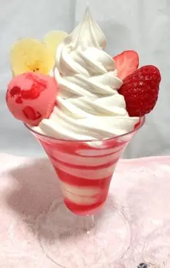 パフェの食品サンプル